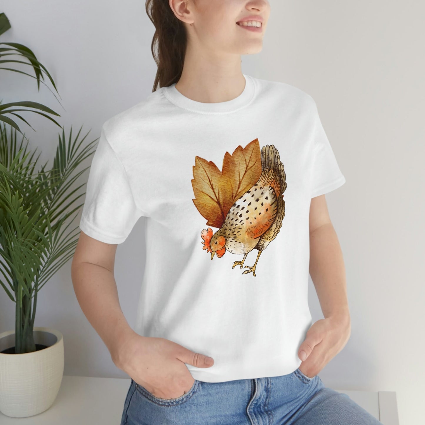 Chicken Shirt, Chicken T-shirt for Women, Unisex Jersey Short Sleeve Tee