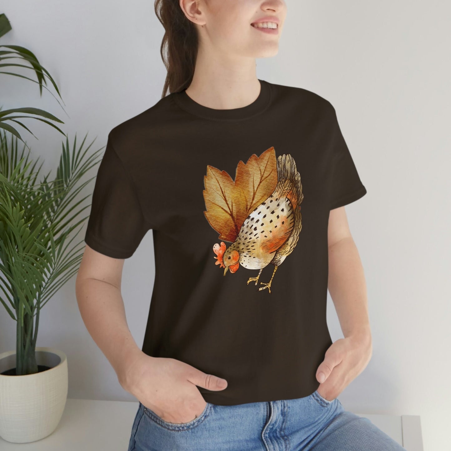 Chicken Shirt, Chicken T-shirt for Women, Unisex Jersey Short Sleeve Tee