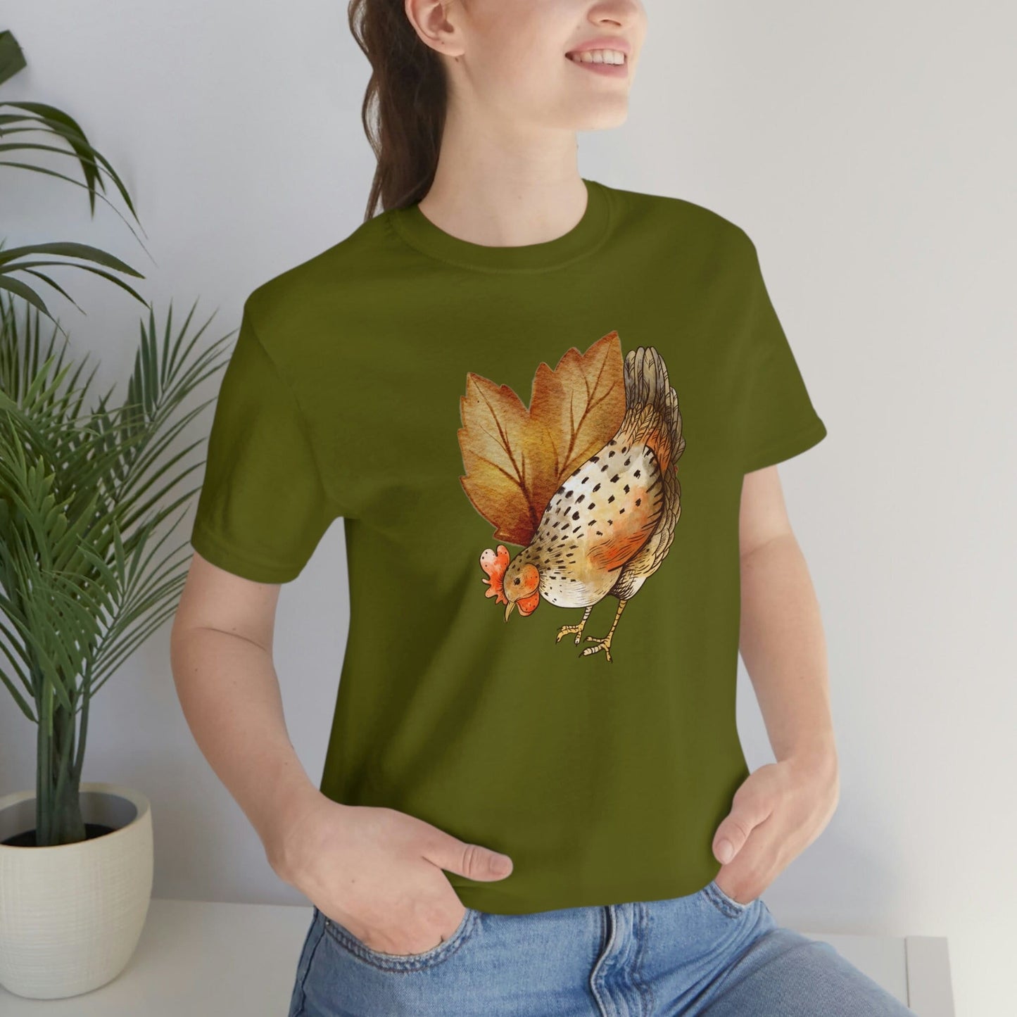 Chicken Shirt, Chicken T-shirt for Women, Unisex Jersey Short Sleeve Tee