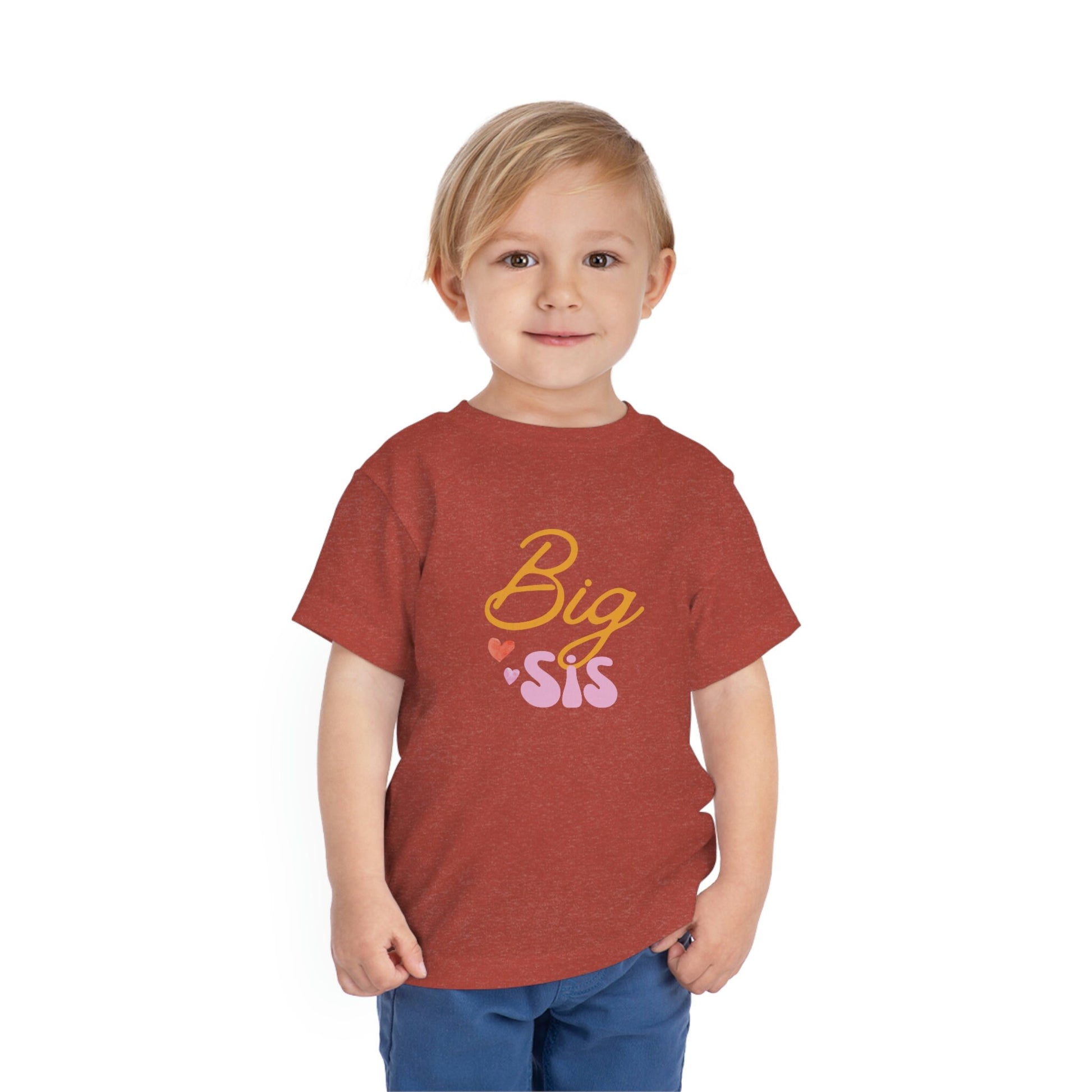 Big Sister Shirt, Toddler Tee, Big Sister Gift, Pregnancy announcement Short Sleeve Tee