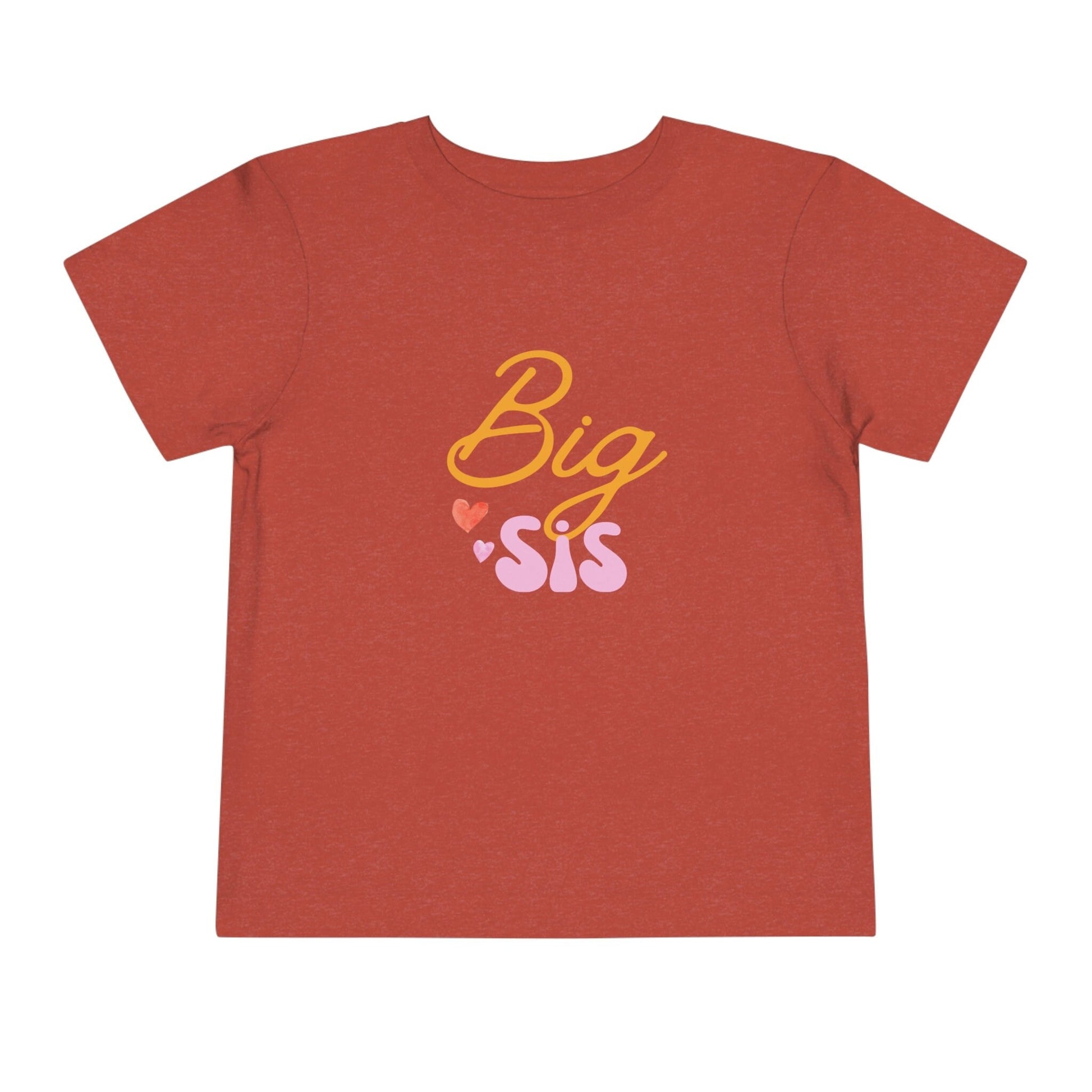 Big Sister Shirt, Toddler Tee, Big Sister Gift, Pregnancy announcement Short Sleeve Tee