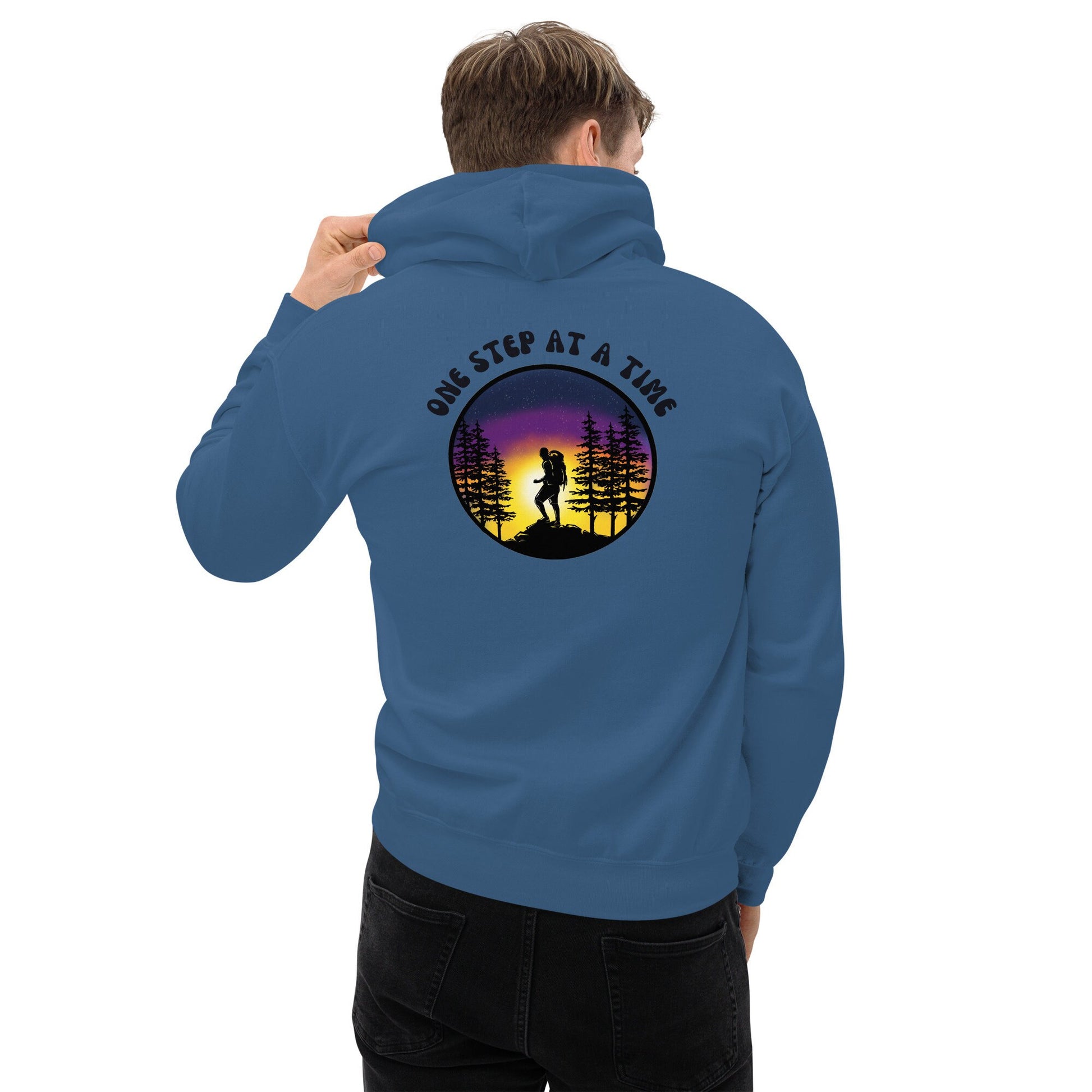 Hiking Hoodie, Nature Lover Sweatshirt, Inspirational Hoodie, positive Pullover, Vacation Unisex Hoodie