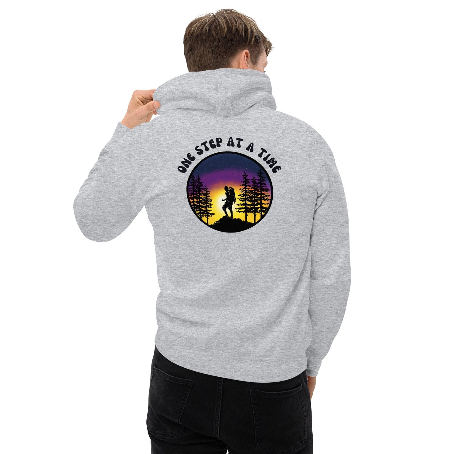 Hiking Hoodie, Nature Lover Sweatshirt, Inspirational Hoodie, positive Pullover, Vacation Unisex Hoodie