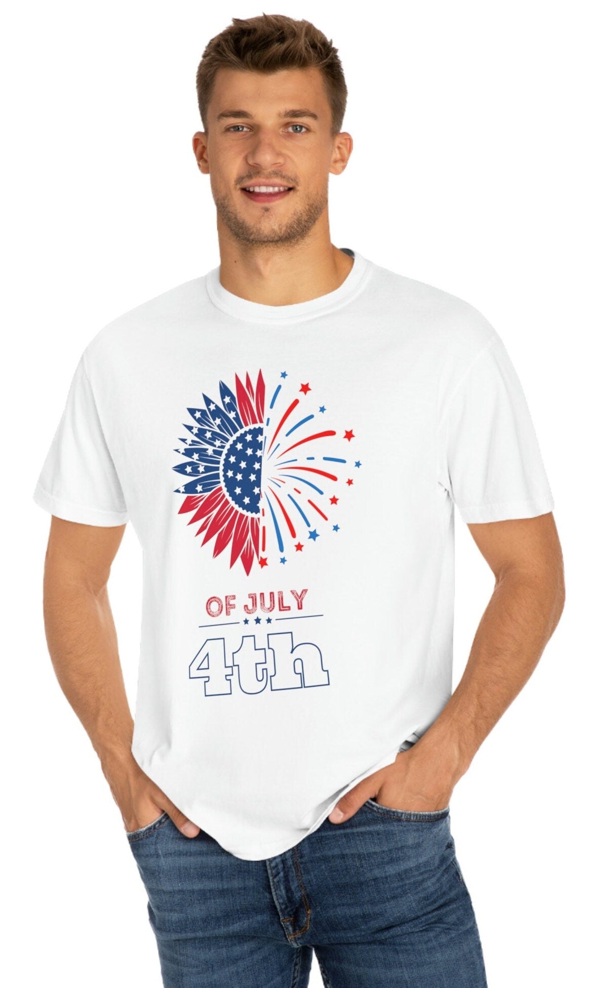 Comfort Colors 4Th Of July Shirt, Comfort Colors, Red White and Blue, Independence Tshirt, 4Th Of July Tee, Memorial Day Shirt