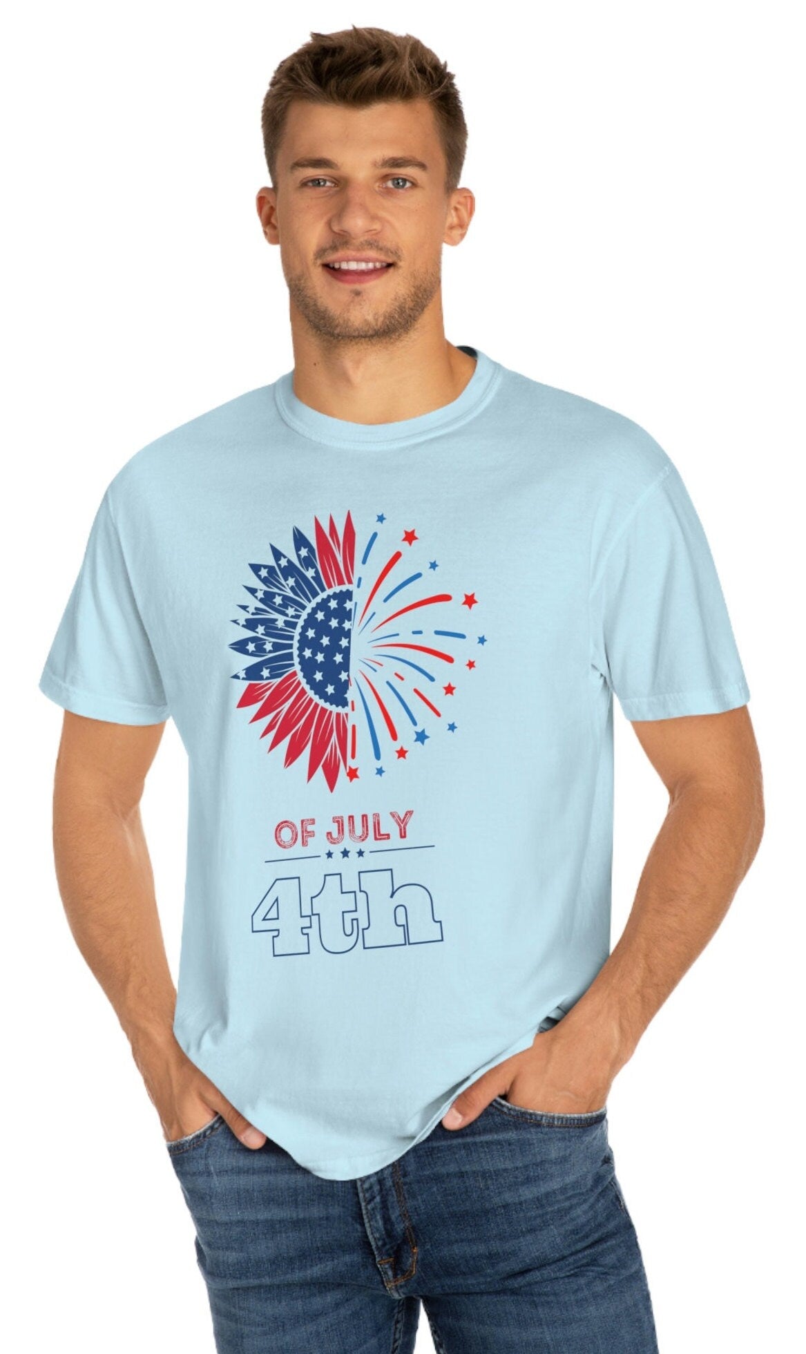 Comfort Colors 4Th Of July Shirt, Comfort Colors, Red White and Blue, Independence Tshirt, 4Th Of July Tee, Memorial Day Shirt