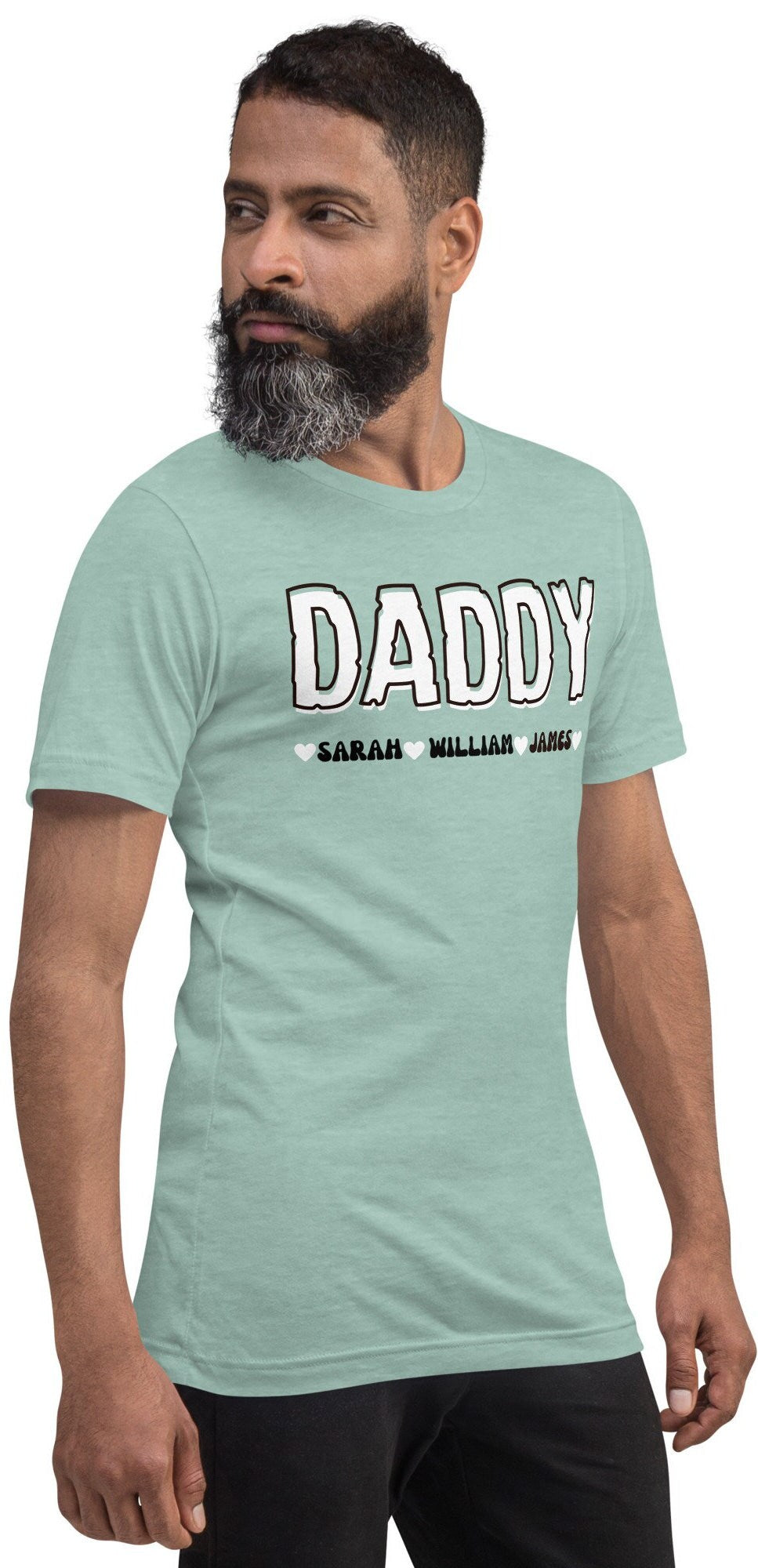 Fathers Day Shirt with Children Names, Custom Dad Shirt, Personalized FatherGifts, Kids Name Tshirt, Gift For Him, Daddy and Kids Name