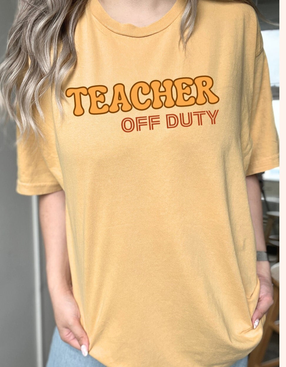 Comfort Colors Teacher off Duty Shirt, End of The Year Teacher Gift, Last Day Of School, Teacher Summer Shirt, End of School Year