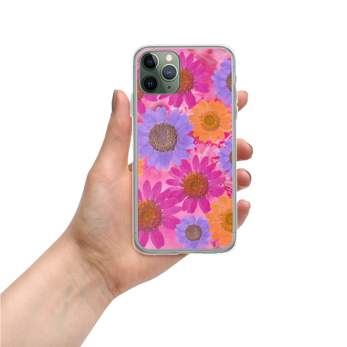 Floral Phone Case, Pressed Flower Case Flower Phone Case Pressed Flower, Clear Case for iPhone®