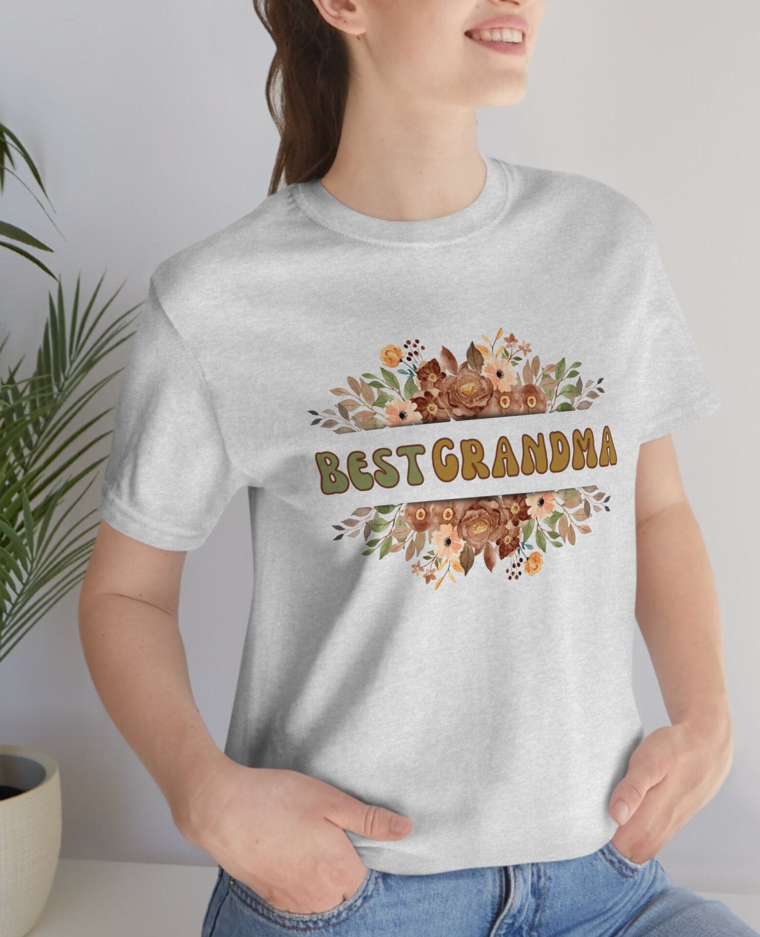 Best Grandma Shirt, Nana Shirt, Grandmother Gift, Unisex Jersey Short Sleeve Tee