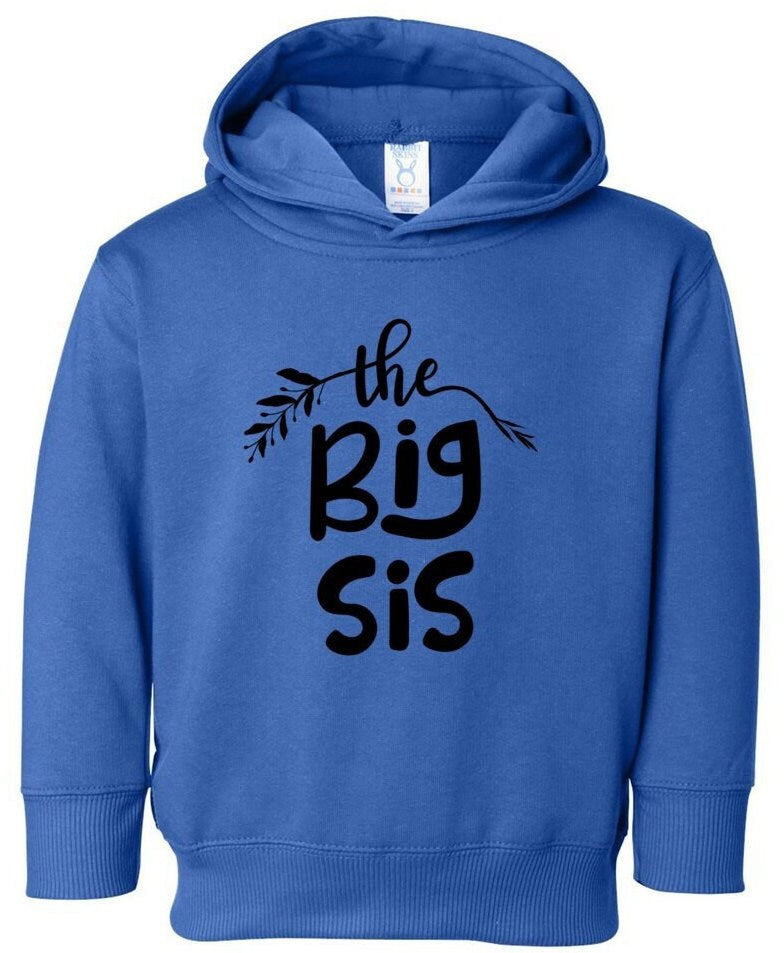 Big Sister Toddler Hoodie, Big Sister Sweatshirt, The Big Sister Gift, Sibling Hoodie