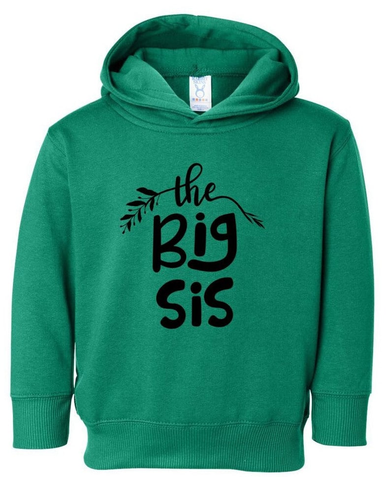 Big Sister Toddler Hoodie, Big Sister Sweatshirt, The Big Sister Gift, Sibling Hoodie