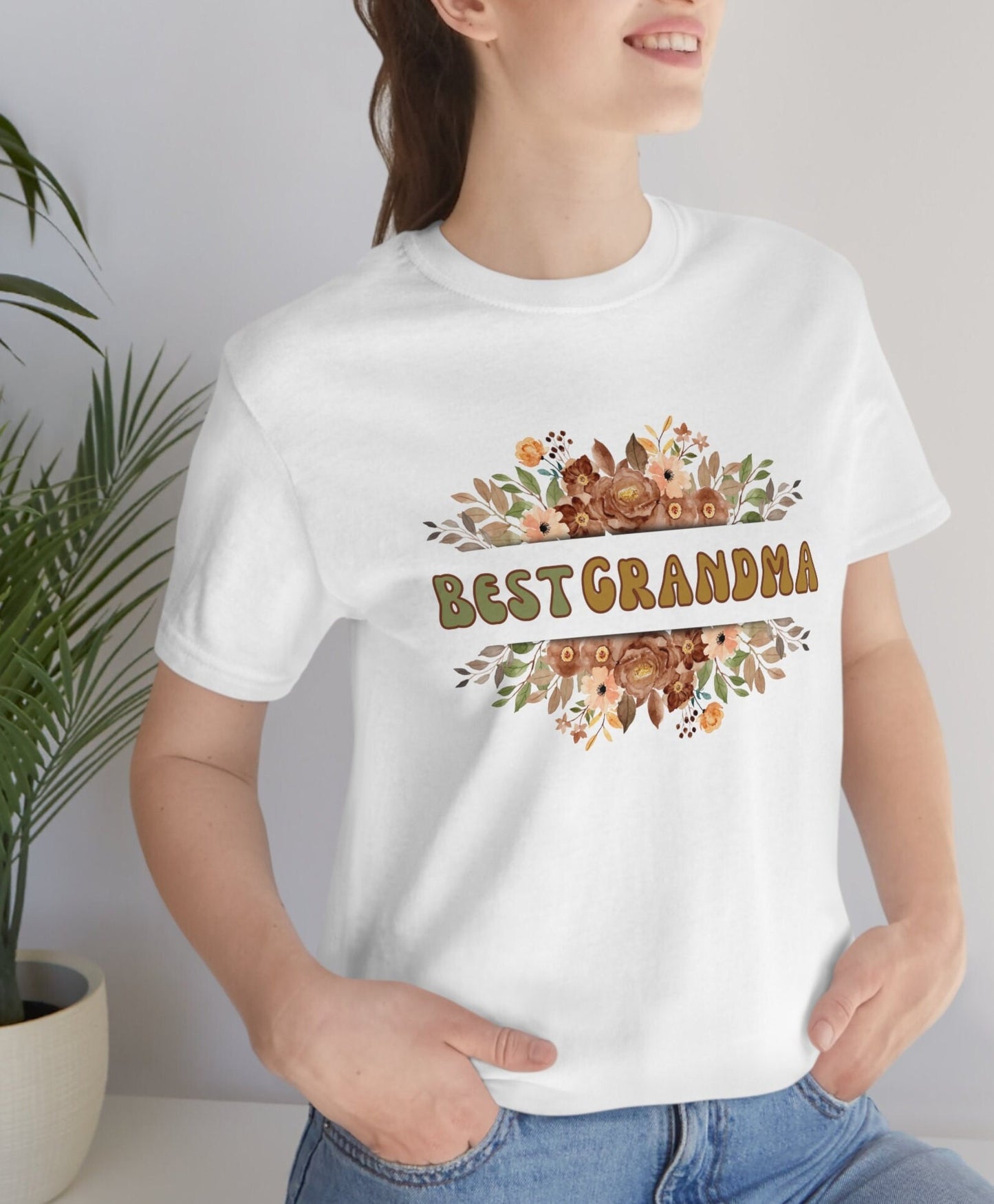 Best Grandma Shirt, Nana Shirt, Grandmother Gift, Unisex Jersey Short Sleeve Tee