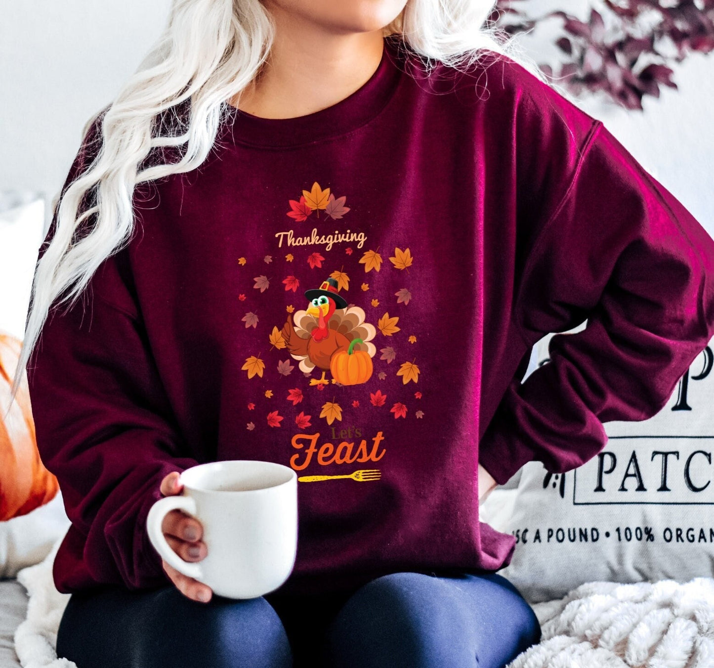 Thanksgiving Sweatshirt, Happy Thanksgiving, Thanksgiving Gift, Thankful Shirt, Pumpkin Shirt, Thanksgiving Dinner, Autumn Sweatshirt