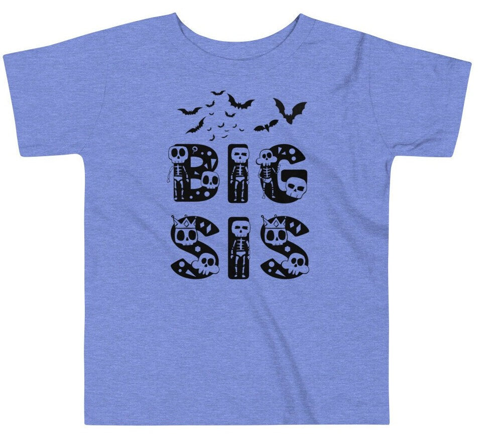 Big Sister Halloween Shirt, Big Sis Fall tshirt, Toddler Pregnancy Announcement, Halloween Toddler Shirt