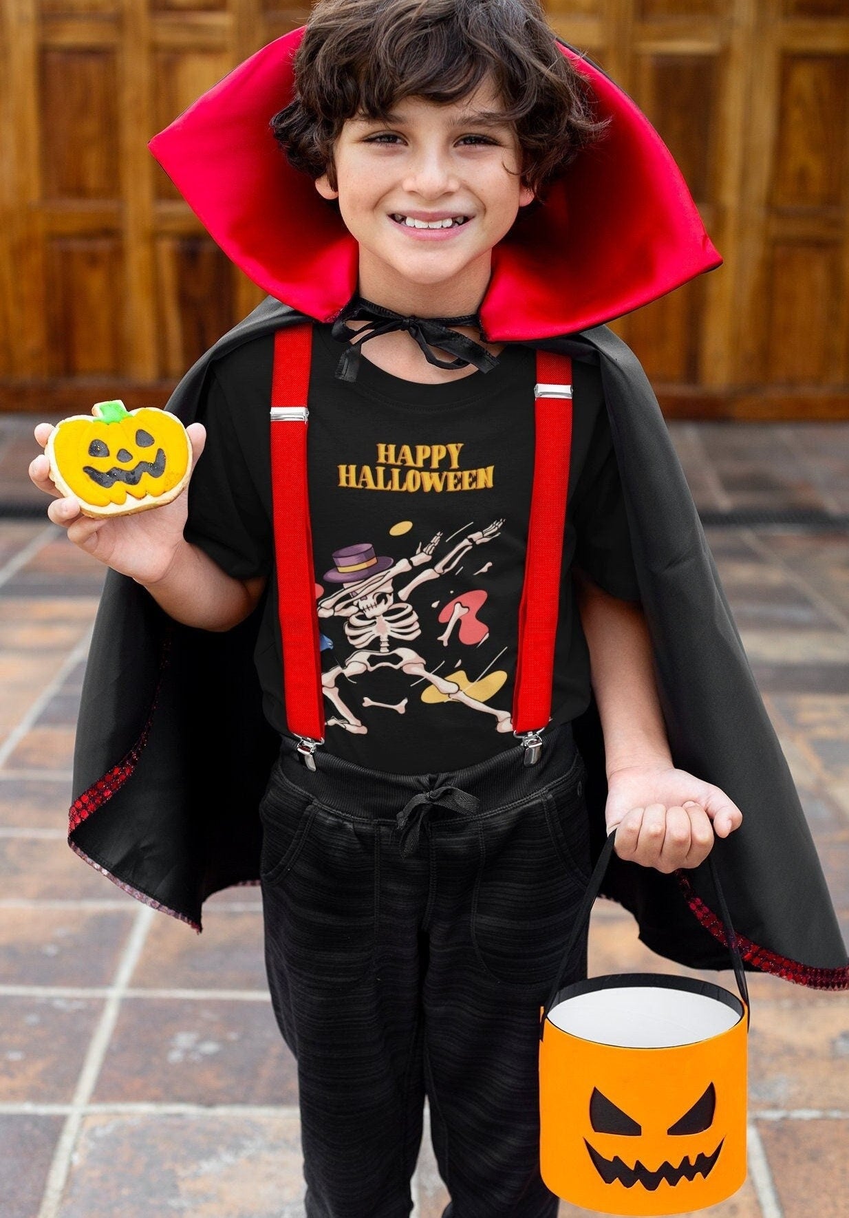 Toddler Halloween T-Shirt, Dancing Skeleton Toddler Shirt, Spooky Toddler Shirt, Toddler Halloween Outfit, Boy and Girl Halloween Costume