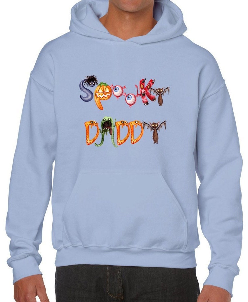 Spooky Daddy Hoodie, Unisex Heavy Blend Hooded Sweatshirt, Graphic Fall Pullover, Cute Halloween Hoodie, Matching Halloween Sweatshirt