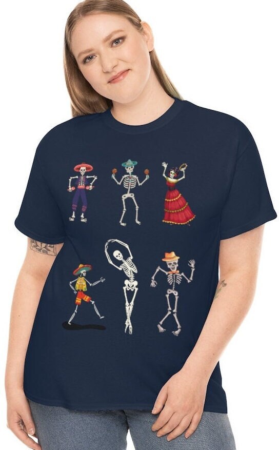 Halloween Tee, Dancing Skeleton Tee, Skeleton Shirt, Happy Halloween Shirt, Halloween Gift