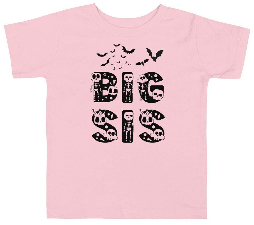 Big Sister Halloween Shirt, Big Sis Fall tshirt, Toddler Pregnancy Announcement, Halloween Toddler Shirt