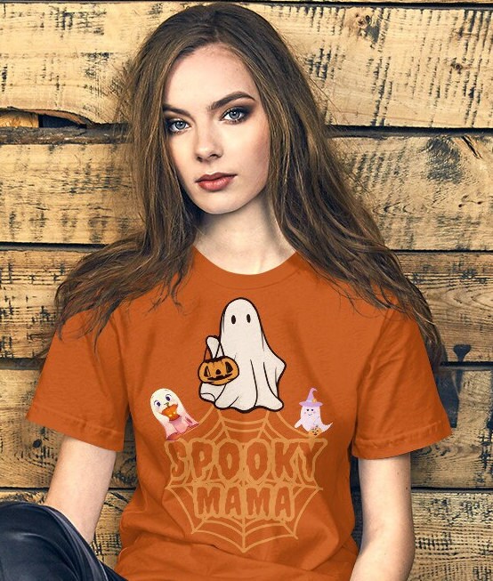 Halloween Mama Shirt, Ghost Mama Shirt, Spooky Shirt, Halloween Crewneck, Spooky Season Shirt, Halloween Costume