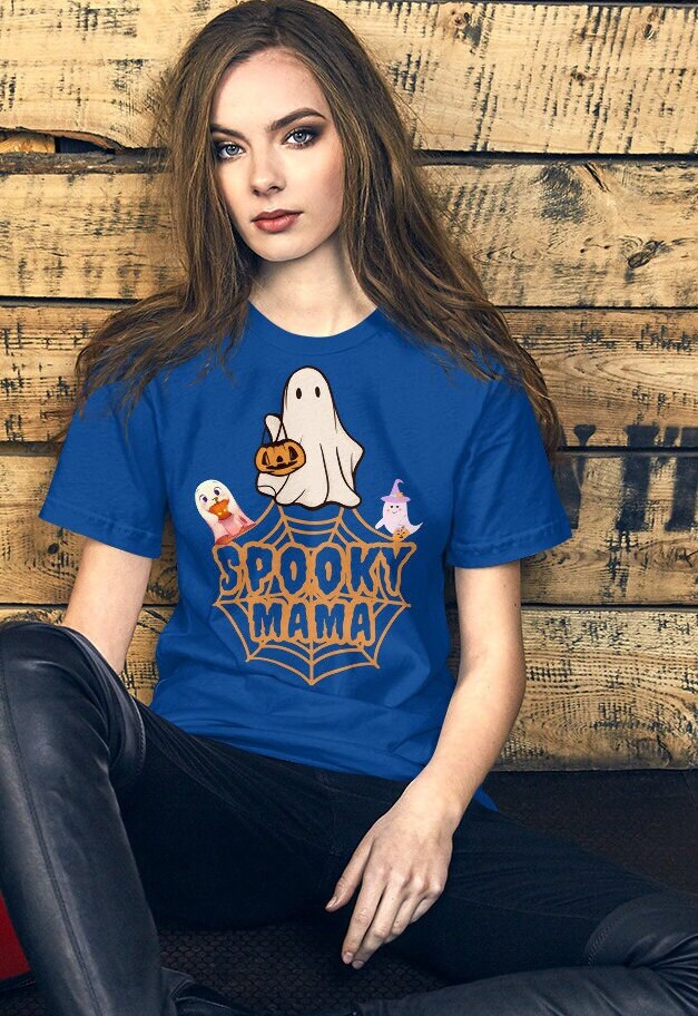 Halloween Mama Shirt, Ghost Mama Shirt, Spooky Shirt, Halloween Crewneck, Spooky Season Shirt, Halloween Costume