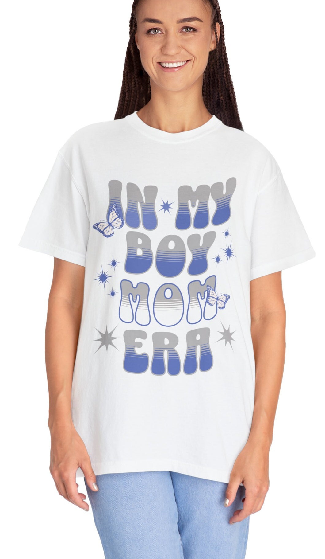 In My Boy Mom Era Comfort Color Shirt, Expecting Mom Gift, In My Mom Era Shirt, Boy Mama shirt, Baby Announcement