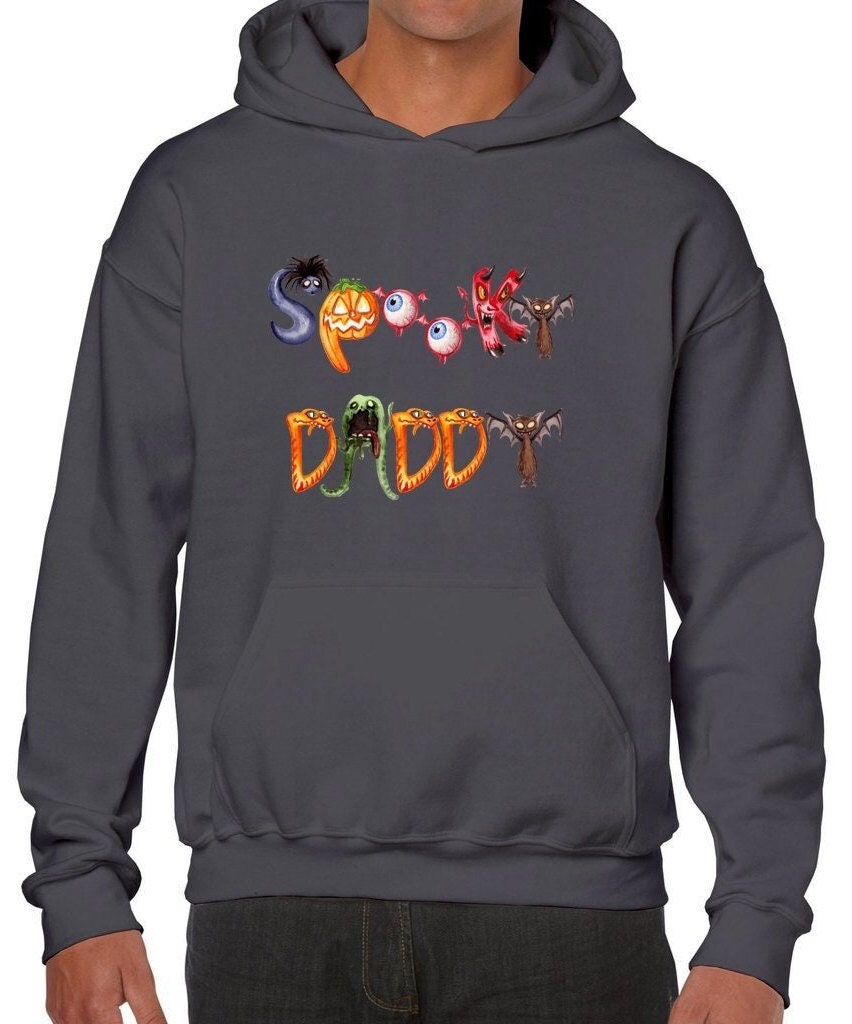 Spooky Daddy Hoodie, Unisex Heavy Blend Hooded Sweatshirt, Graphic Fall Pullover, Cute Halloween Hoodie, Matching Halloween Sweatshirt