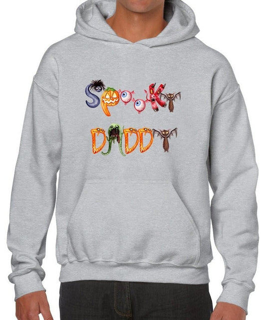 Spooky Daddy Hoodie, Unisex Heavy Blend Hooded Sweatshirt, Graphic Fall Pullover, Cute Halloween Hoodie, Matching Halloween Sweatshirt