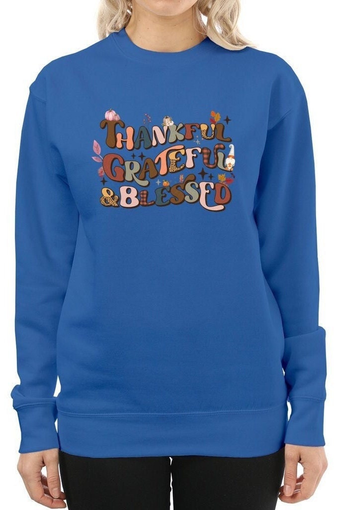 Unisex Premium Thanksgiving Crewneck Sweatshirt, Thanksgiving Gift, Thanksgiving Pullover, Thankful