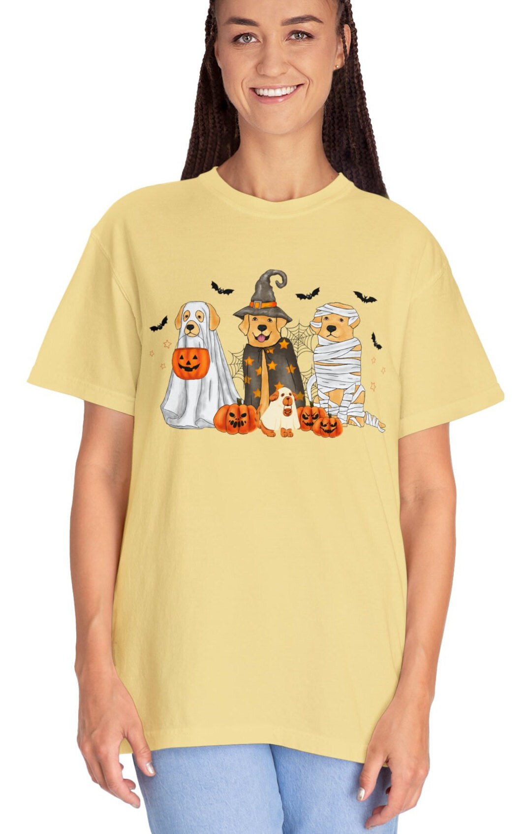 Comfort Colors Ghost Dogs Shirt, Halloween Dog Shirt, Dog Lovers Shirt, Spooky Season Shirt, Trick Or Treat Shirt