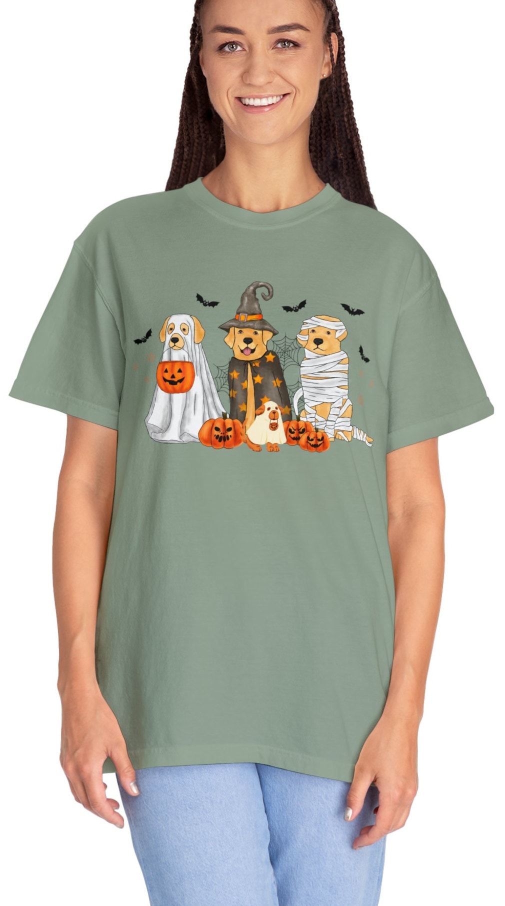 Comfort Colors Ghost Dogs Shirt, Halloween Dog Shirt, Dog Lovers Shirt, Spooky Season Shirt, Trick Or Treat Shirt