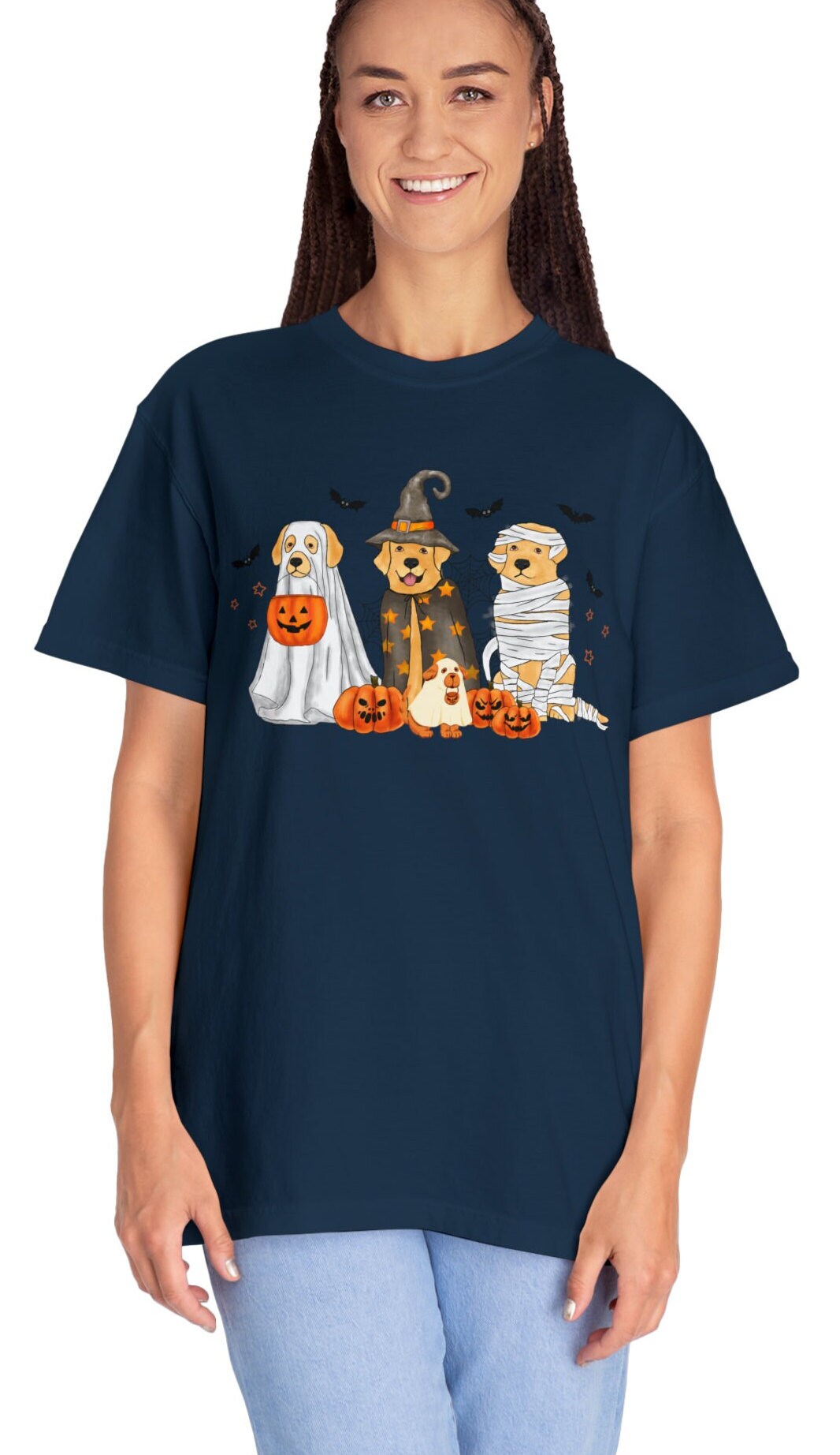 Comfort Colors Ghost Dogs Shirt, Halloween Dog Shirt, Dog Lovers Shirt, Spooky Season Shirt, Trick Or Treat Shirt