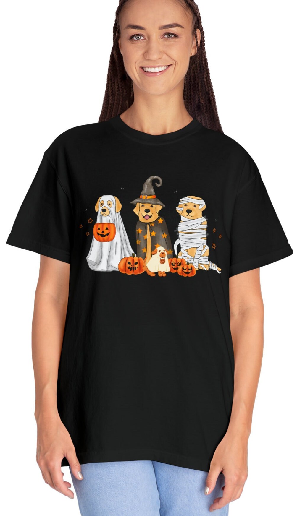 Comfort Colors Ghost Dogs Shirt, Halloween Dog Shirt, Dog Lovers Shirt, Spooky Season Shirt, Trick Or Treat Shirt