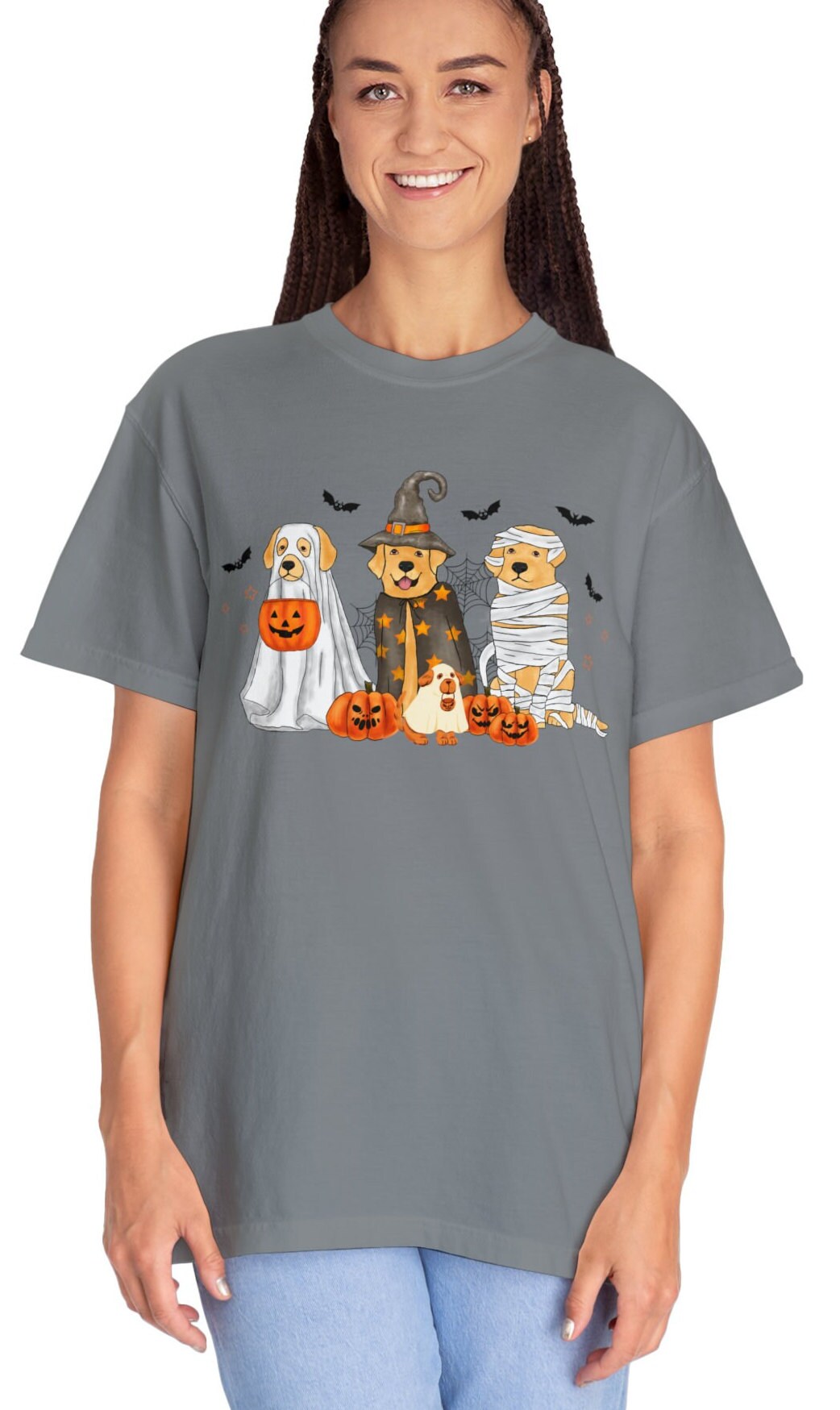 Comfort Colors Ghost Dogs Shirt, Halloween Dog Shirt, Dog Lovers Shirt, Spooky Season Shirt, Trick Or Treat Shirt