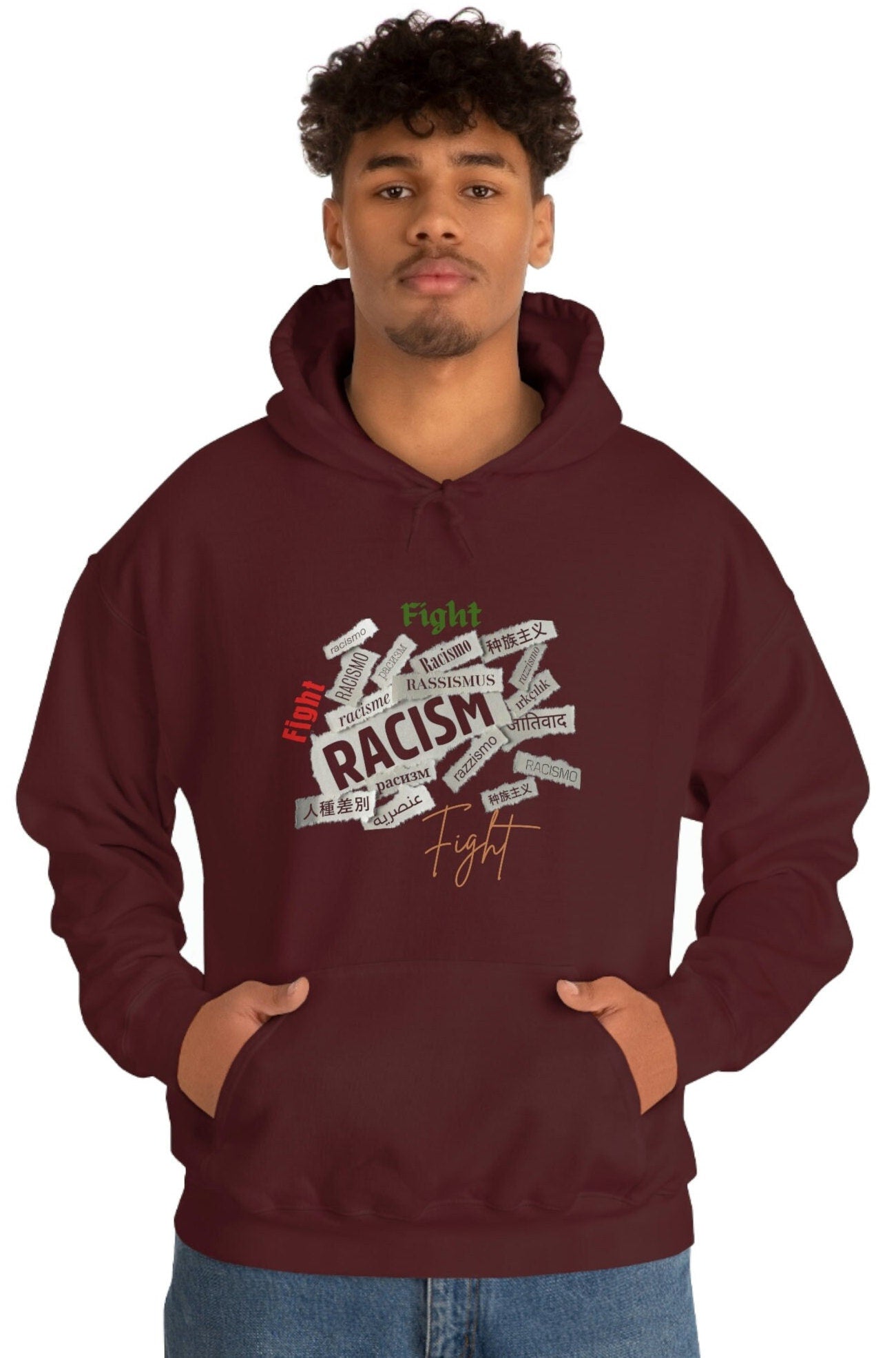 Black History Month Hoodie, Anti-Racism Pullover, Human Rights Shirt, Strike Unisex Heavy Blend Hooded Sweatshirt