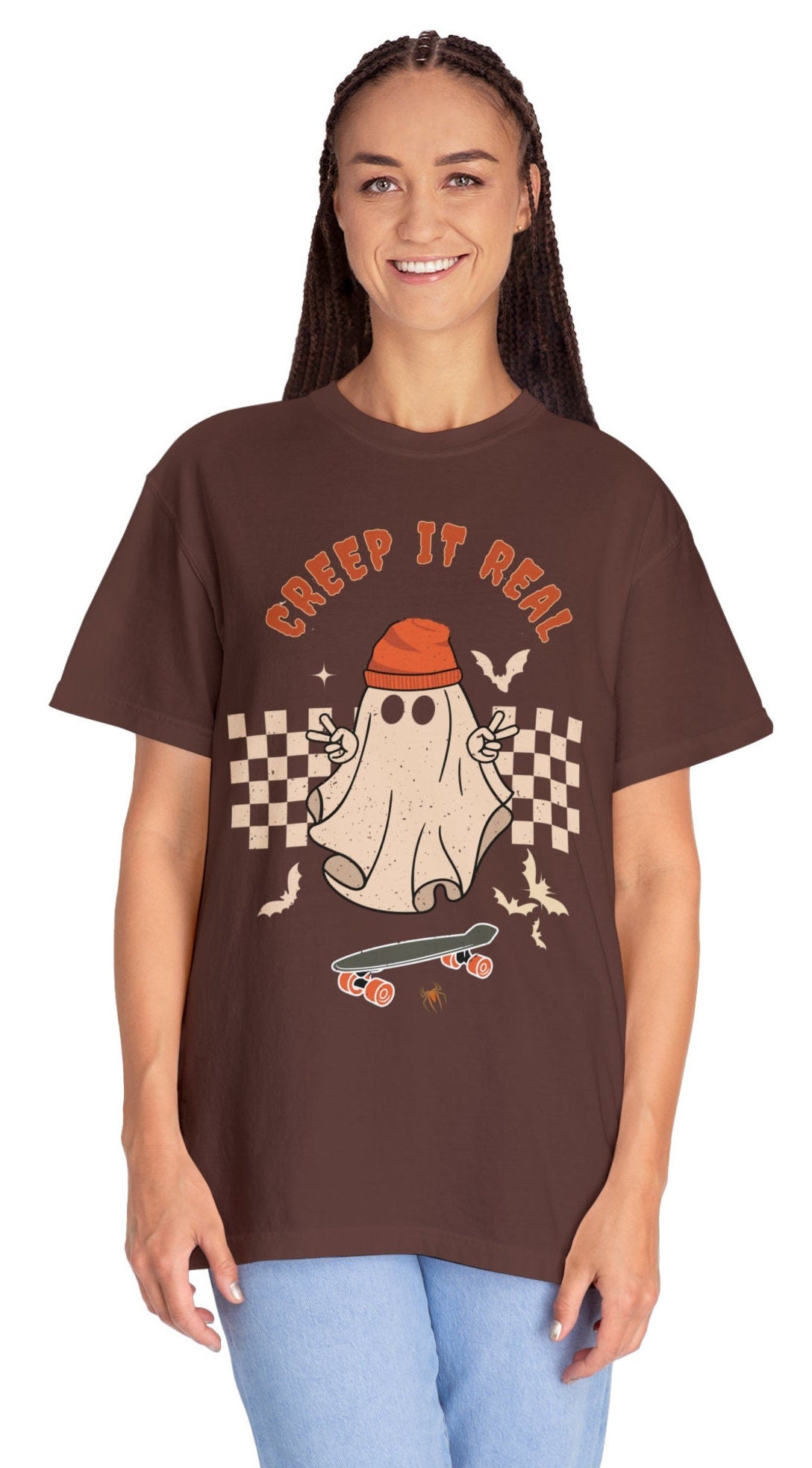 Comfort Colors Halloween shirt, Creep It Real Shirt, Ghost Halloween Shirt, Witch Shirt, Fall Shirt