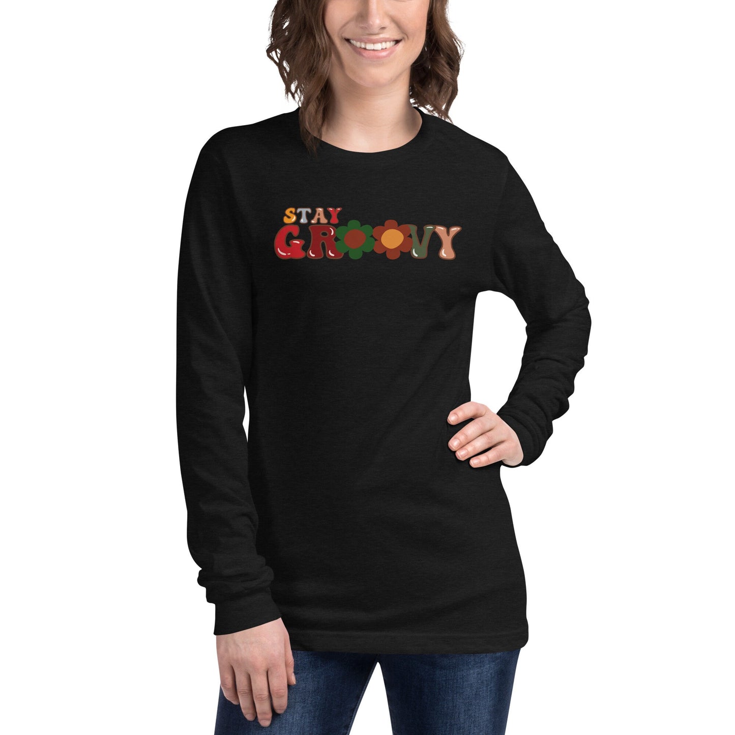 Stay Groovy Shirt, Flower Summer Shirt