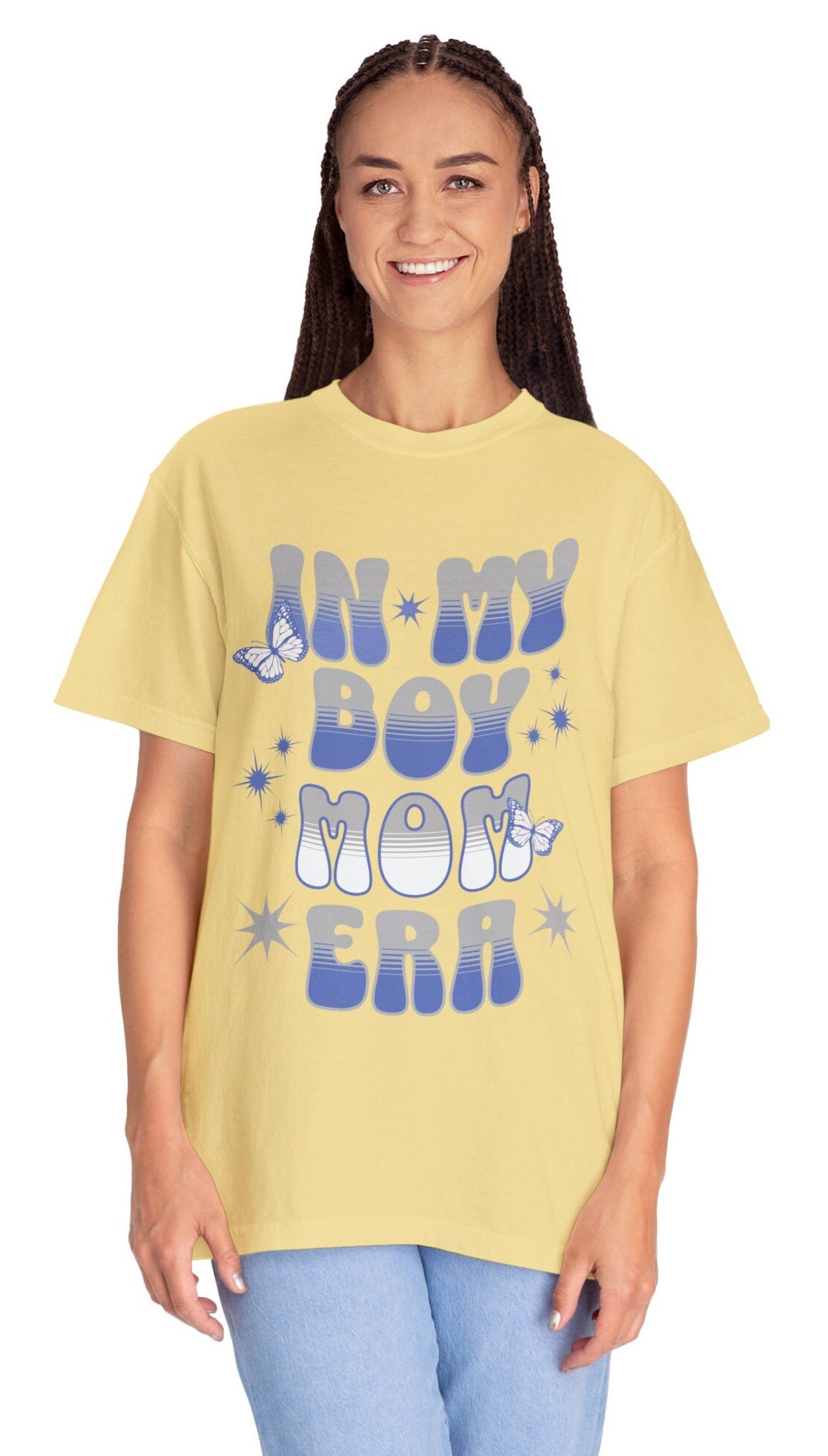 In My Boy Mom Era Comfort Color Shirt, Expecting Mom Gift, In My Mom Era Shirt, Boy Mama shirt, Baby Announcement