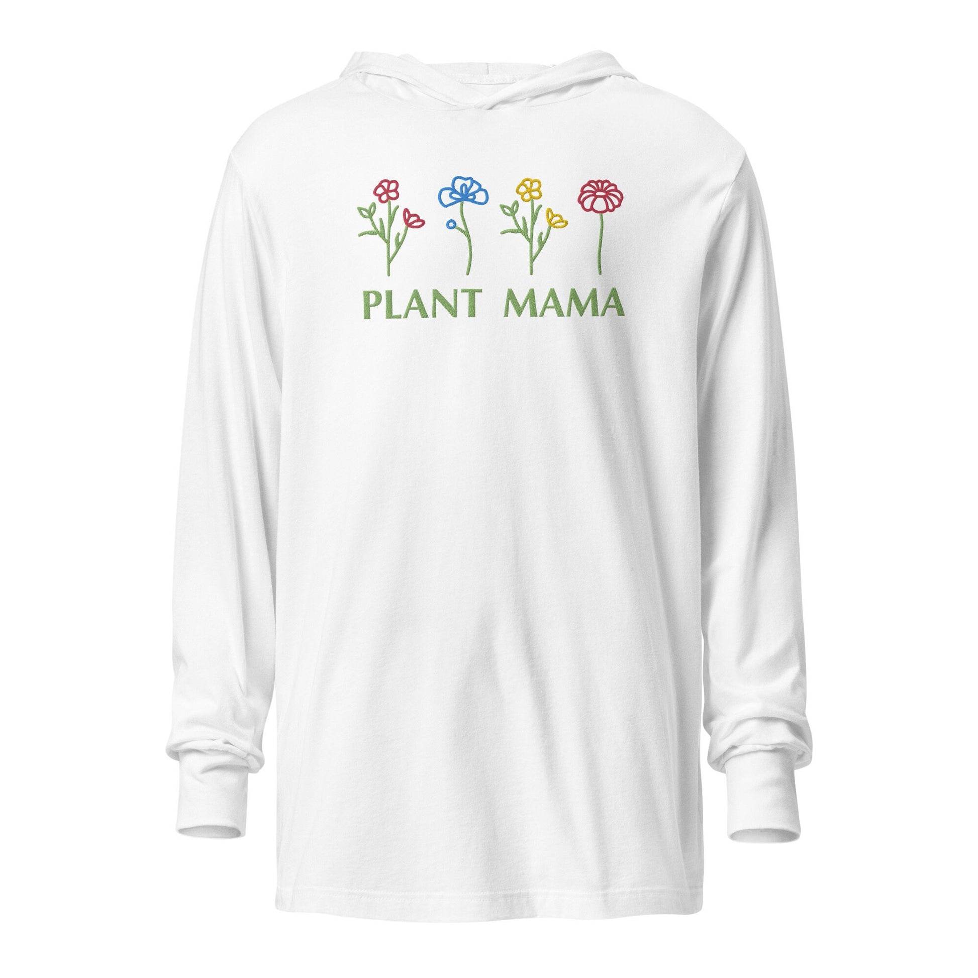 EMBROIDERED Plants Long sleeve Shirt, Plant Mom Sweatshirt, Plant Lover Gift, Plant Lady Spring Clothing, Gardening Shirt