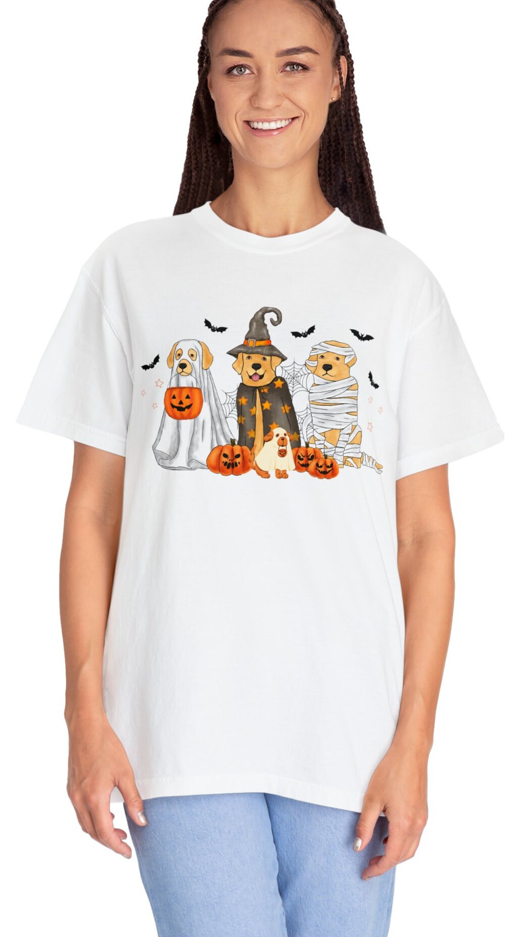 Comfort Colors Ghost Dogs Shirt, Halloween Dog Shirt, Dog Lovers Shirt, Spooky Season Shirt, Trick Or Treat Shirt