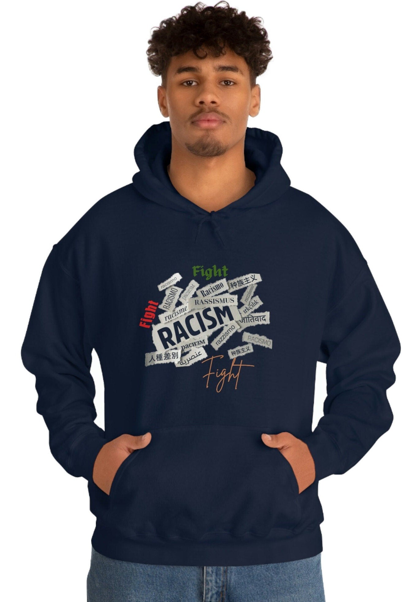 Black History Month Hoodie, Anti-Racism Pullover, Human Rights Shirt, Strike Unisex Heavy Blend Hooded Sweatshirt