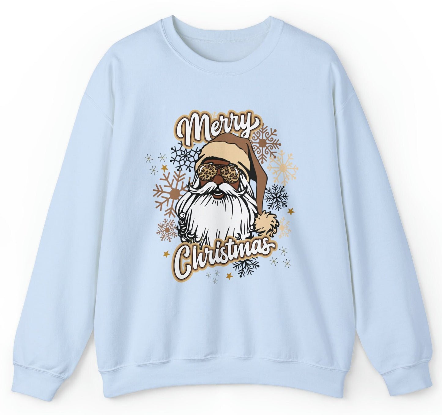 Black Santa Christmas Sweatshirt