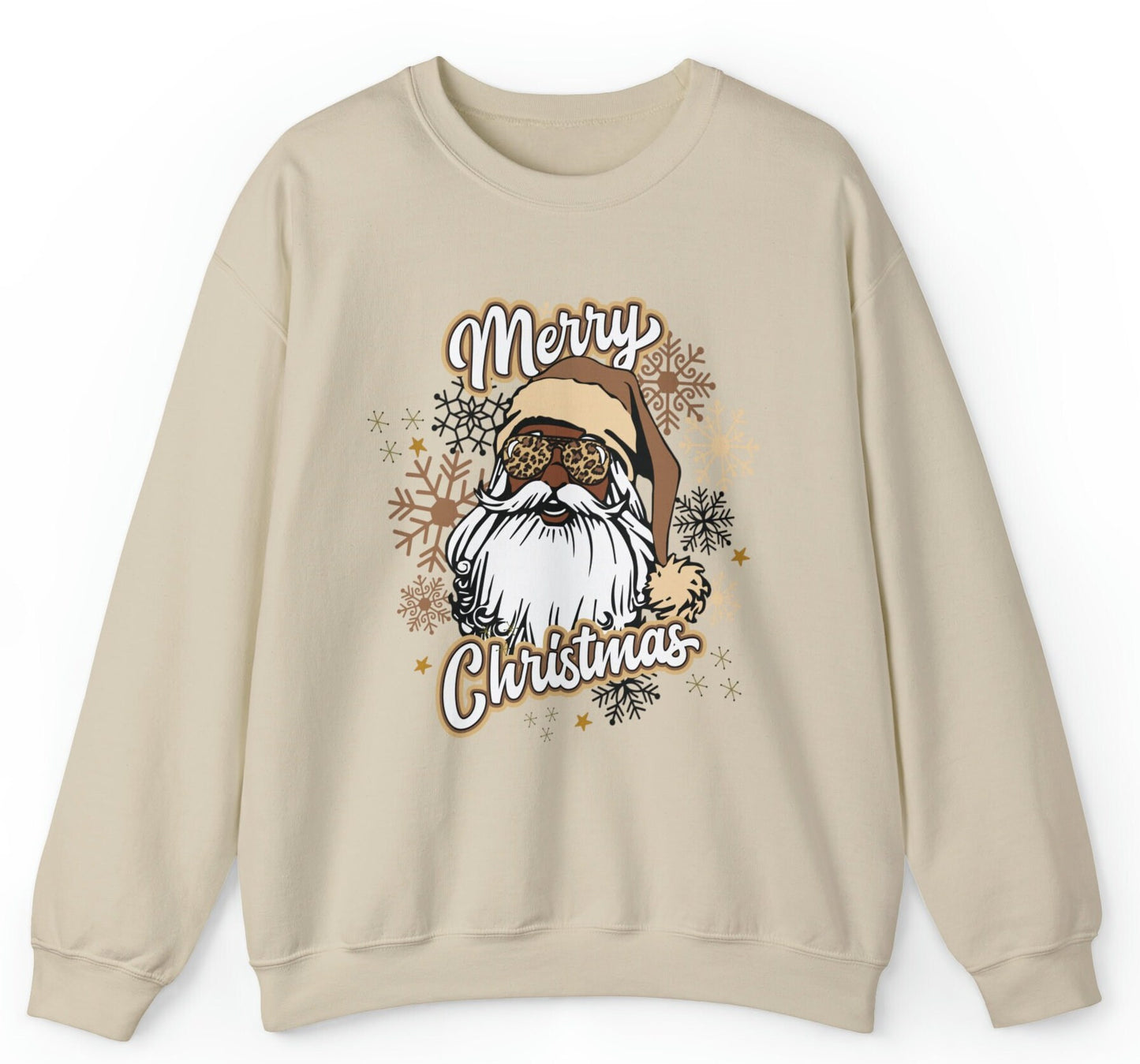 Black Santa Christmas Sweatshirt