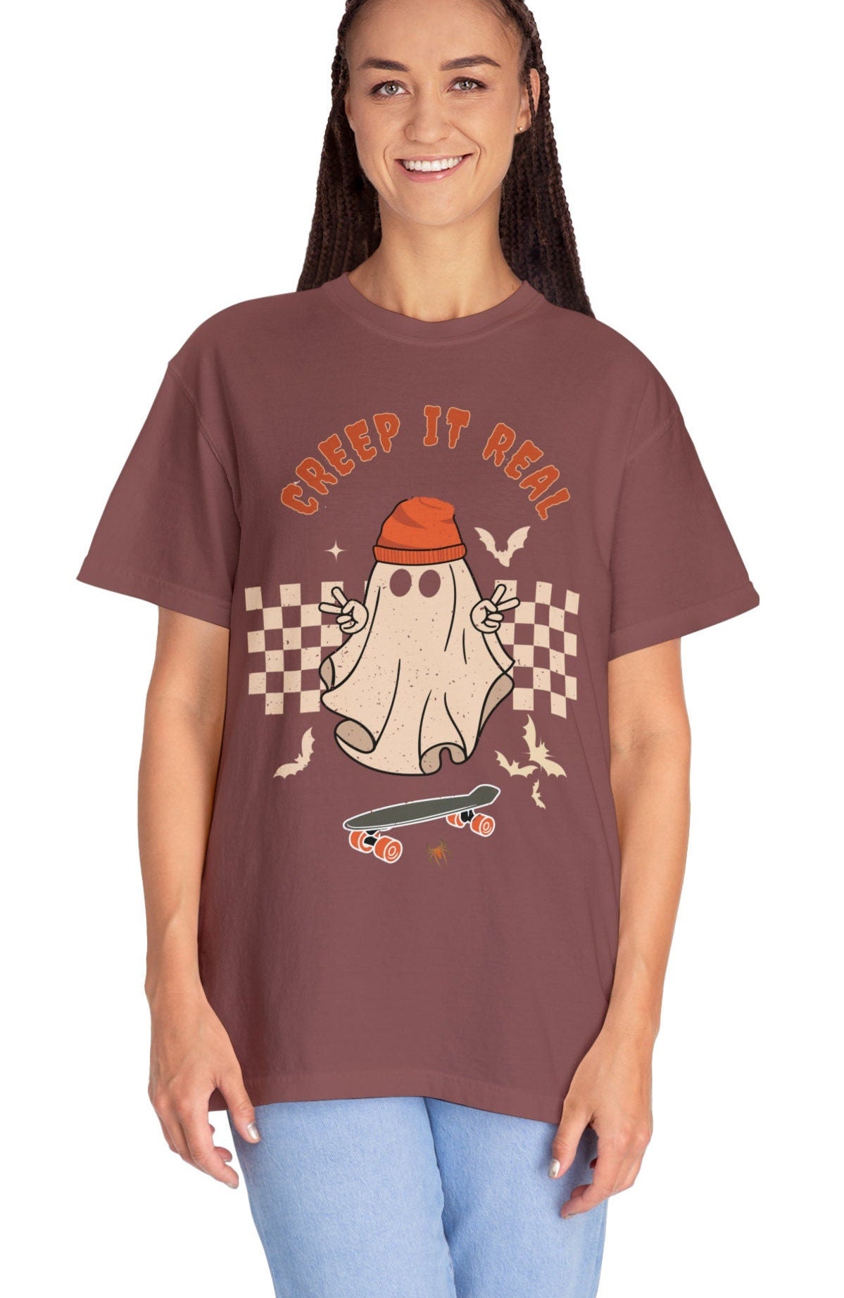 Comfort Colors Halloween shirt, Creep It Real Shirt, Ghost Halloween Shirt, Witch Shirt, Fall Shirt