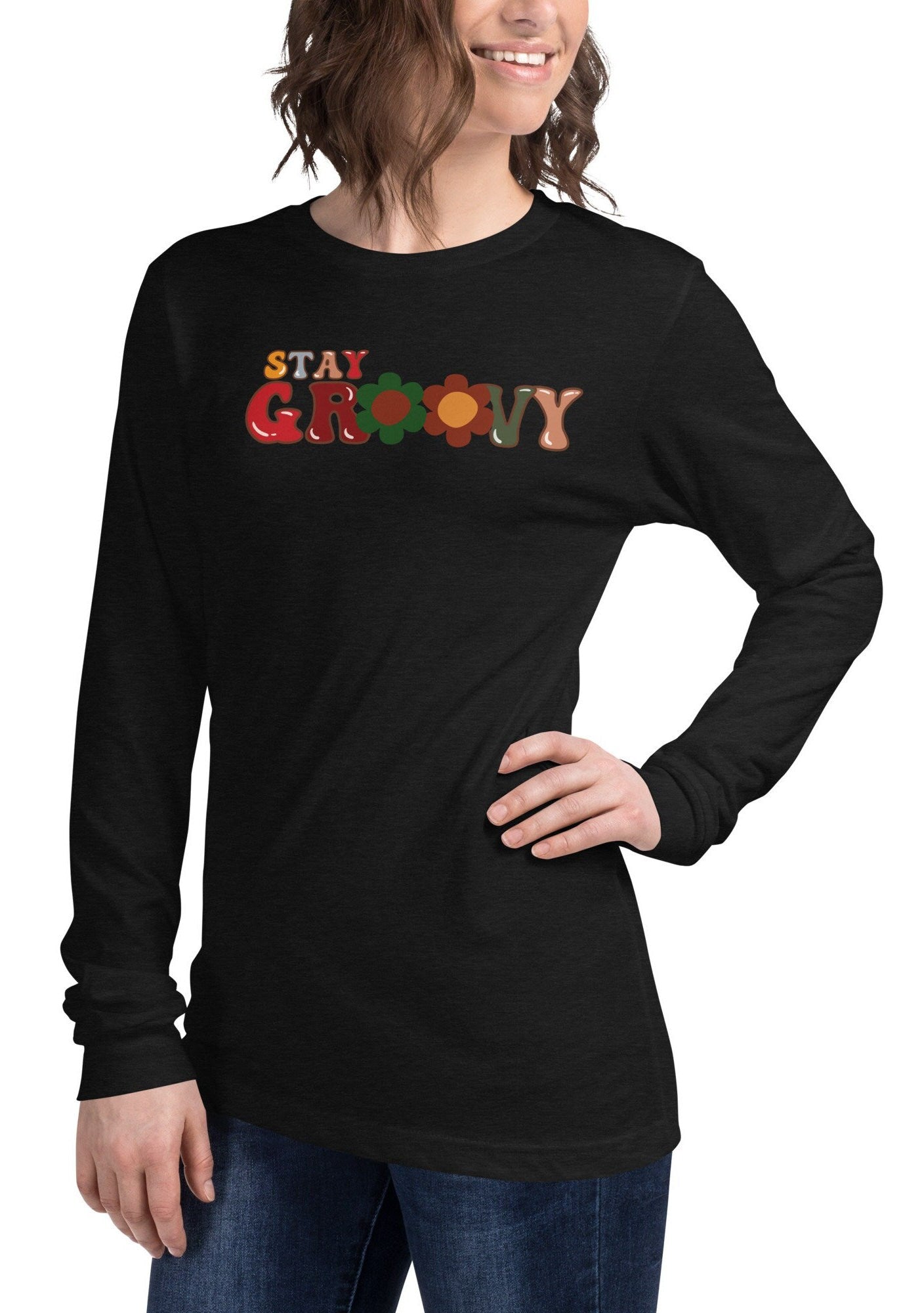 Stay Groovy Shirt, Flower Summer Shirt