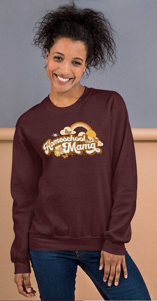 Homeschool Mama Sweatshirt, Homeschool Mom Gift, Homeschool Teacher Sweater