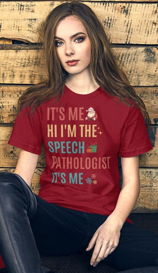 Speech Therapy Christmas Shirt