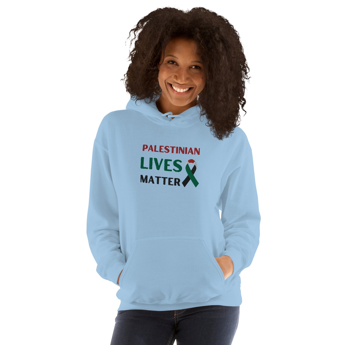 Embroidered Gaza Palestine Hoodie, Palestinian Lives matter Sweatshirt, Palestine Sweater