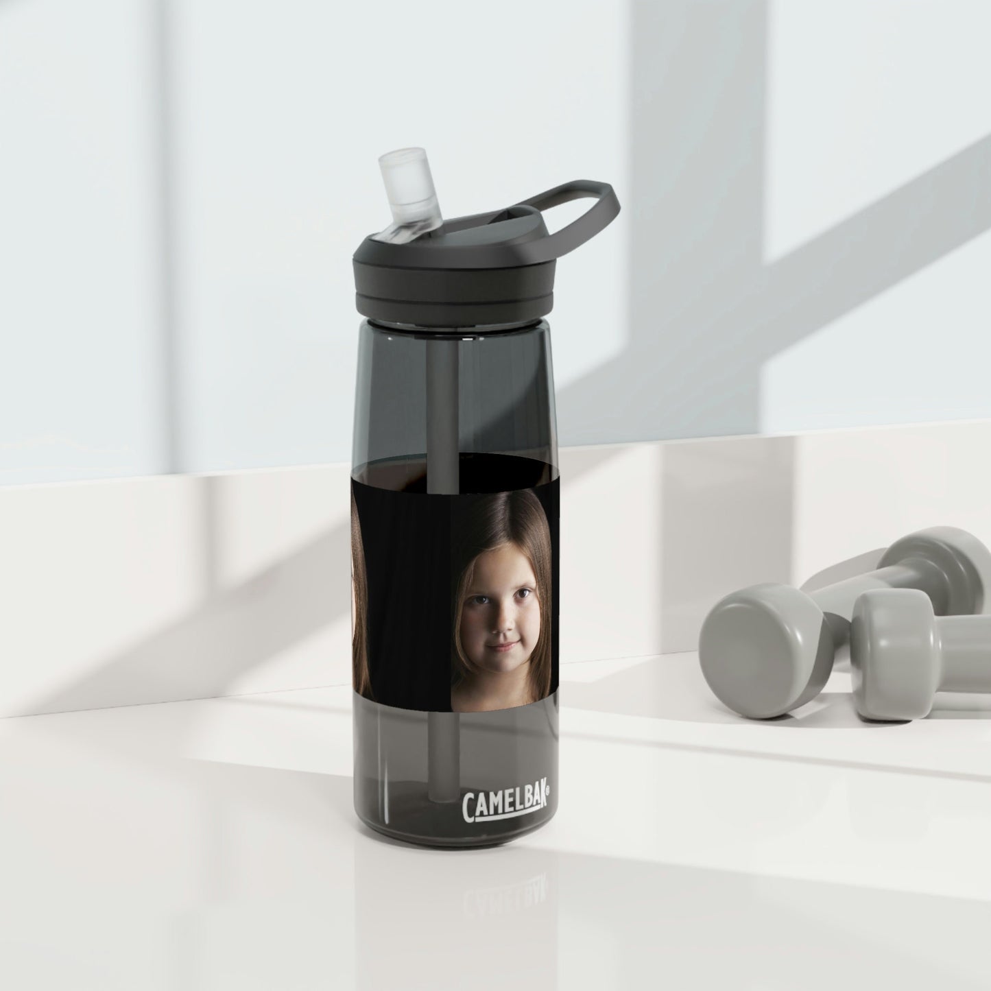 Custom Water Bottle, Personalized Photo Screw-On Lid CamelBak Eddy® Water Bottle, 20oz25oz