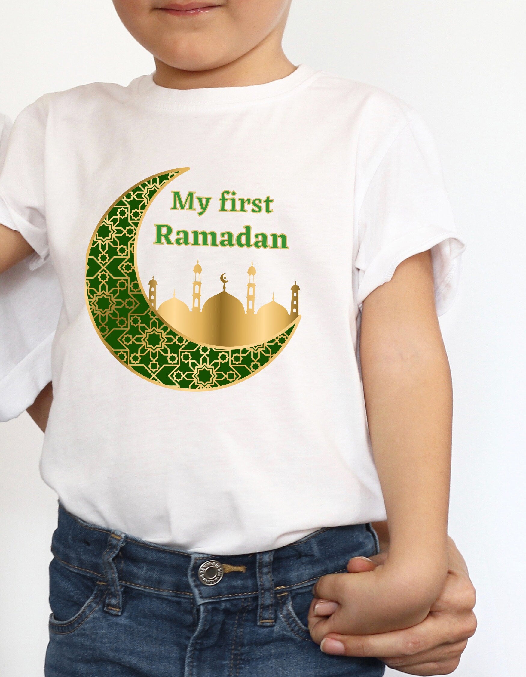 My First Ramadan Baby Bodysuit, One Piece Ramadan, Gift for Islamic Holiday for Muslim Baby Boy or Baby Girl