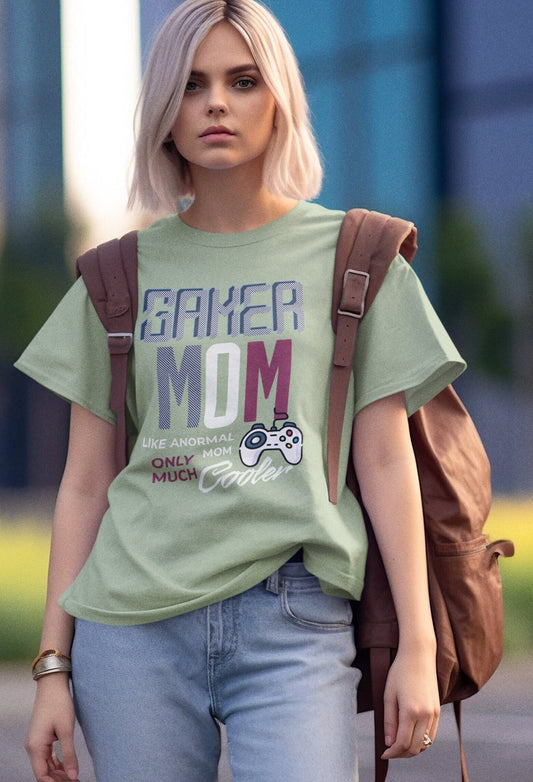 Comfort Colors Gamer Mom Shirt, Gift For Gamer Mom, Game Lover Shirt
